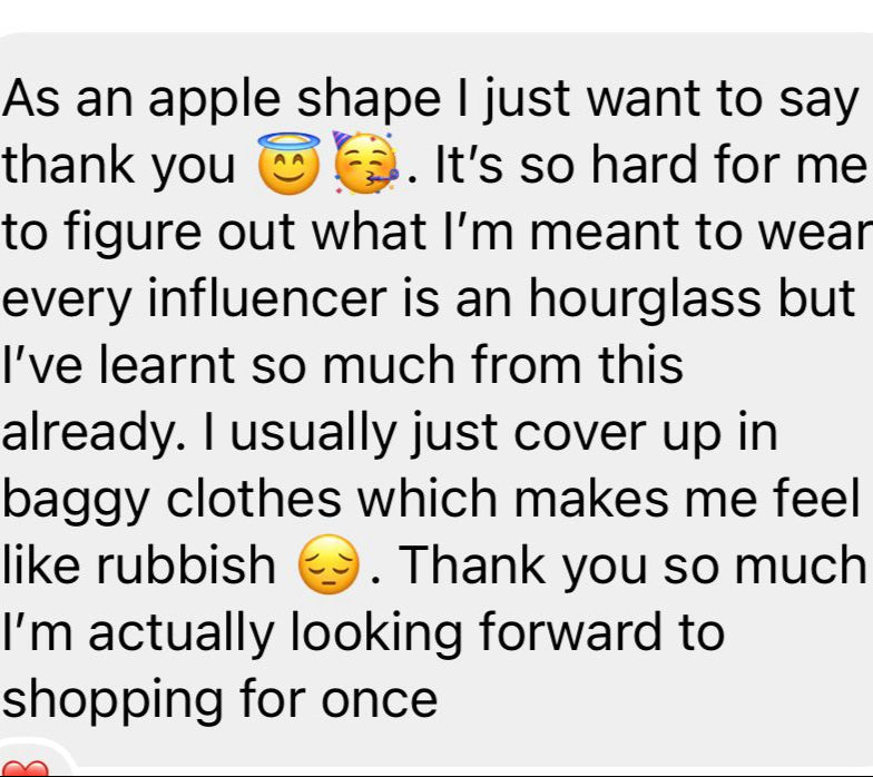 Don't Know Your Shape? Let Me Help You For Free - Price is for the actual guide which will be emailed over once body shape is determined